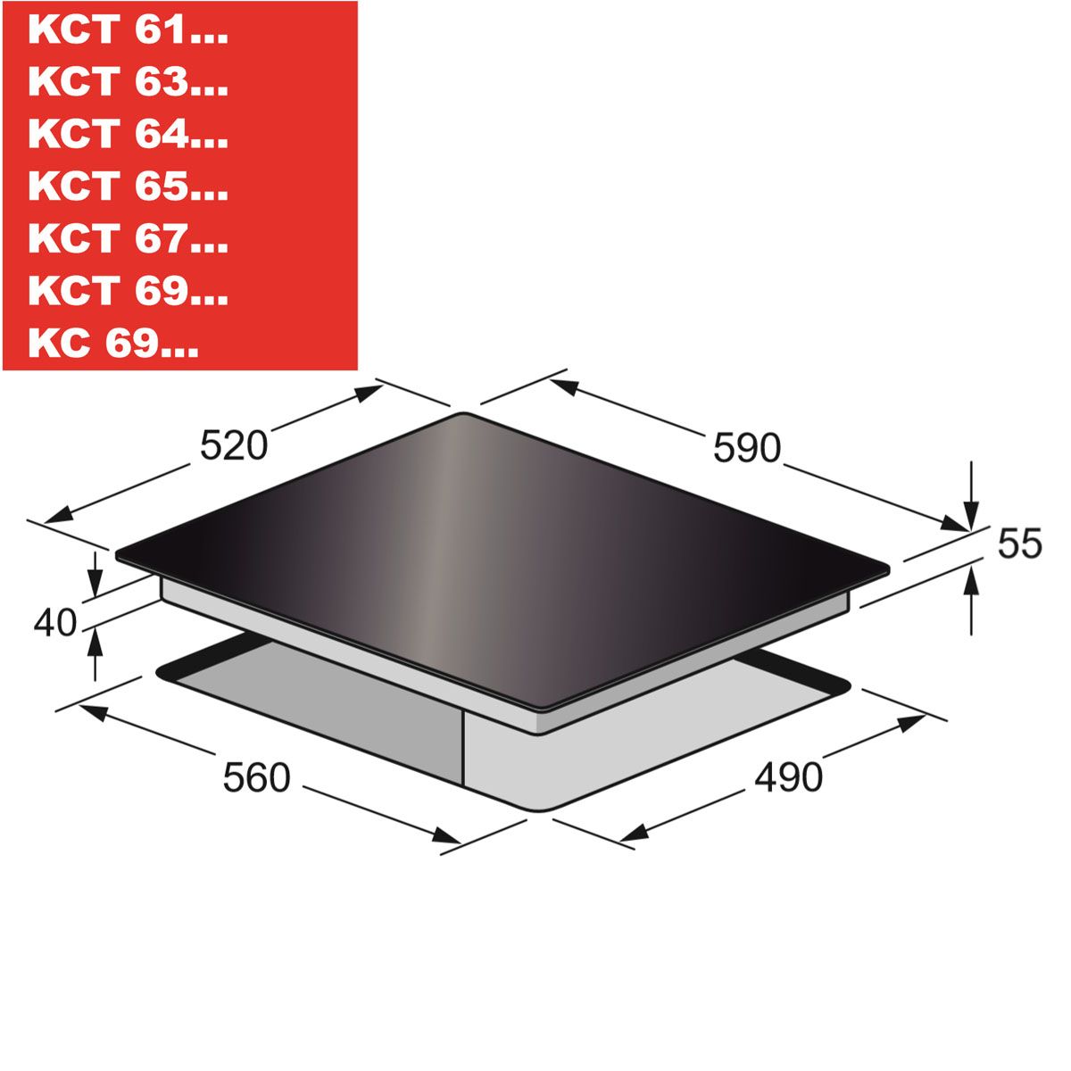 Варочная поверхность электрическая KAISER KCT 6705 FI